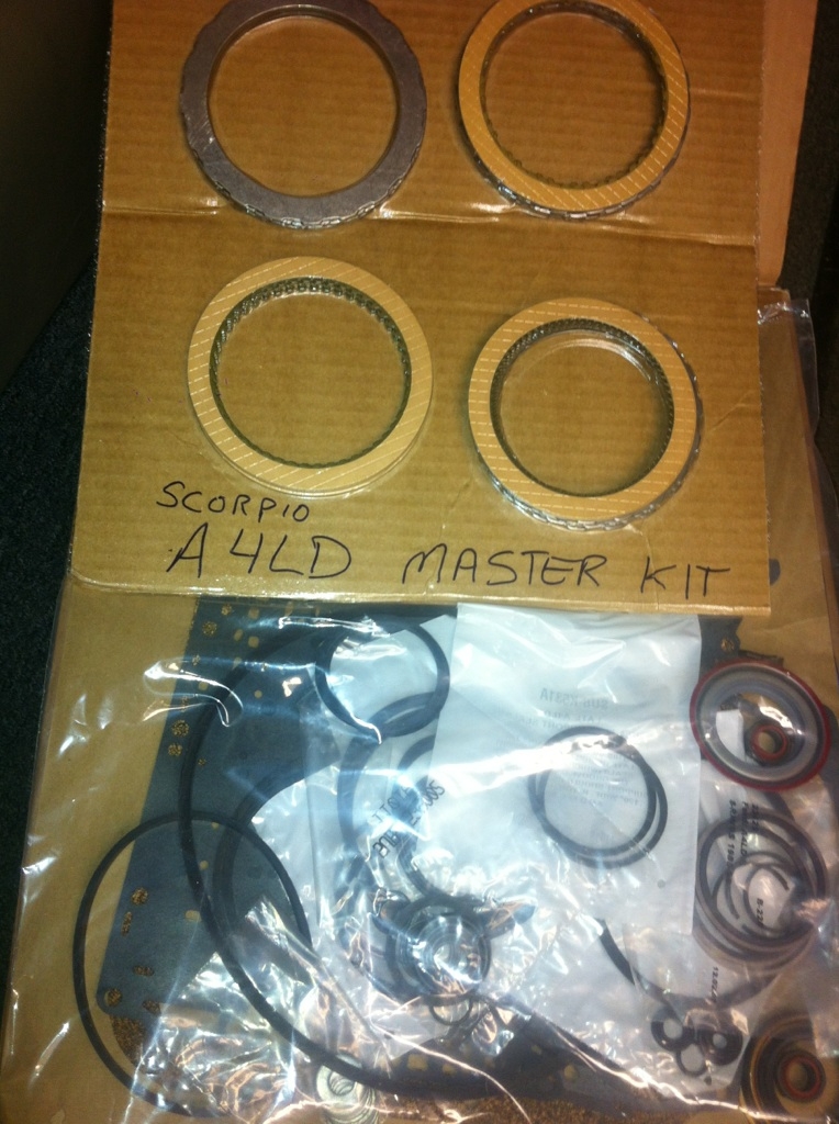 A4LD Transmission master rebuild kit Scorpio (new)